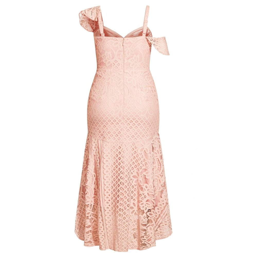 NWT City Chic Maxi Femme Fatale Pink Blush M = 18 = 2X - Picture 4 of 6